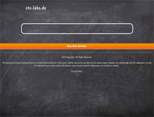 Tablet Screenshot of ctc-labs.de